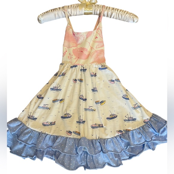 SweetHoney Other - SweetHoney Clothing Summer Boat Dress Size 5Y EUC